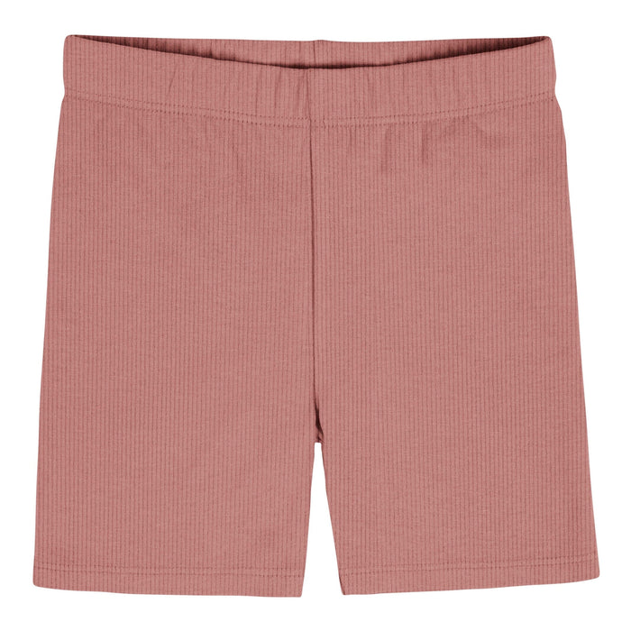 3-Pack Toddler Girls Dusty Pinks Bike Short