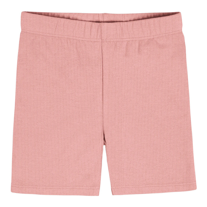 3-Pack Toddler Girls Dusty Pinks Bike Short