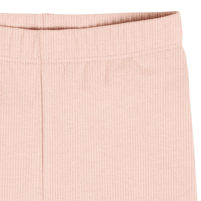 3-Pack Toddler Girls Dusty Pinks Bike Short
