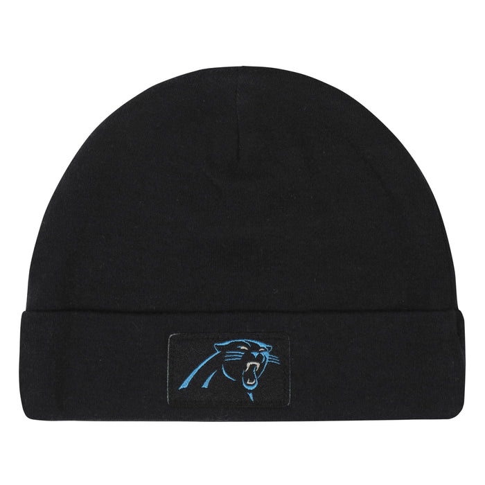 Carolina Panthers 3-Piece Baby Boys Bodysuit, Pant, and Cap Set-Gerber Childrenswear