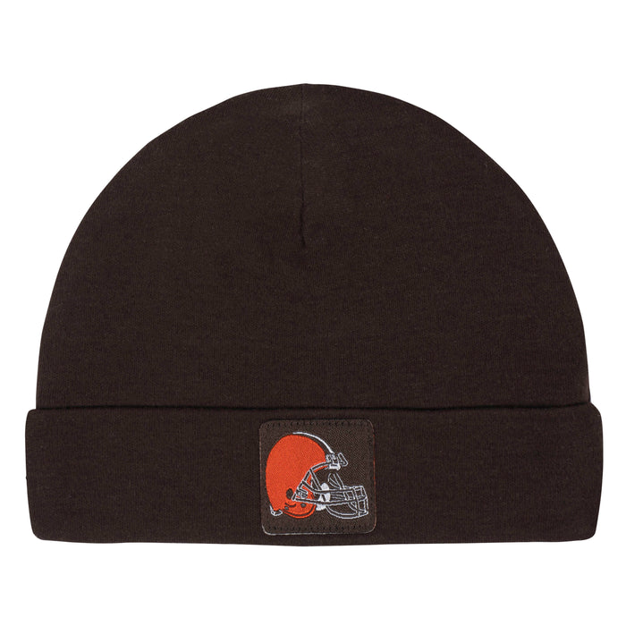 Cleveland Browns 3-Piece Baby Boys Bodysuit, Pant, and Cap Set-Gerber Childrenswear