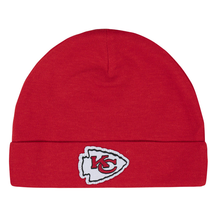 Kansas City Chiefs 3-Piece Baby Boys Bodysuit, Pant, and Cap Set-Gerber Childrenswear