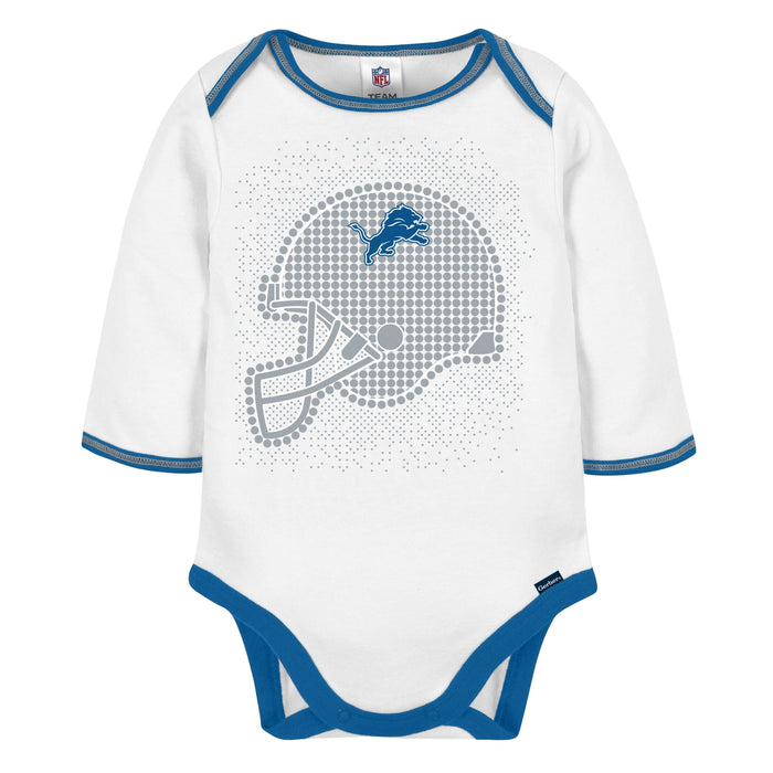 3-Piece Baby Boys Lions Bodysuit, Footed Pant, & Cap Set