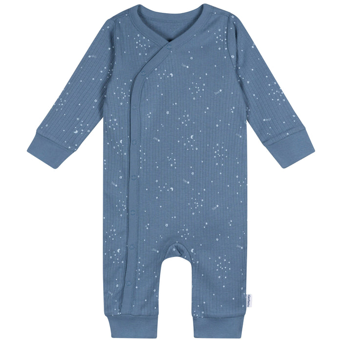 3-Piece Baby Boys Road Trip Footless Pajamas, Swaddle, and Cap Bundle Bundle Gerber Childrenswear