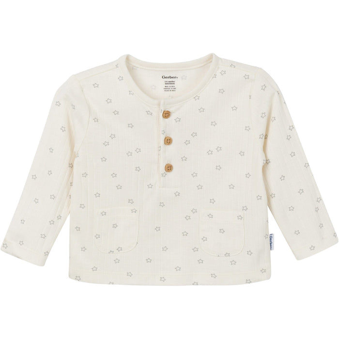 3-Piece Baby Neutral Neutral Grey Moons Take Me Home Set Outfits & Sets Gerber®