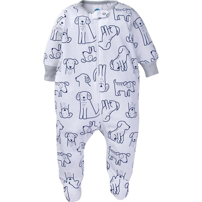4-Pack Baby Boy Navy Puppies Sleep N' Play