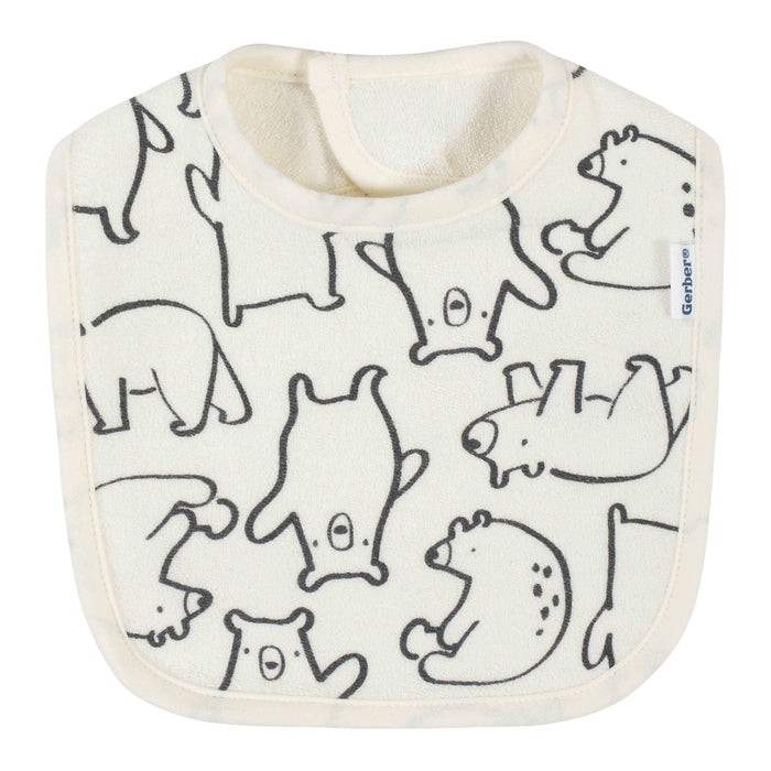 4-Pack Baby Boys Bear Bibs-Gerber Childrenswear