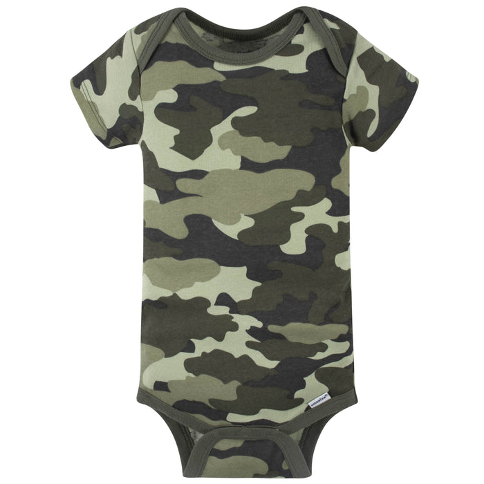 4-Pack Baby Boys Bear Short Sleeve Onesies® Bodysuits-Gerber Childrenswear