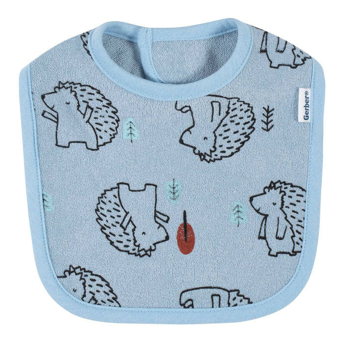 4-Pack Baby Boys Fox Bibs-Gerber Childrenswear