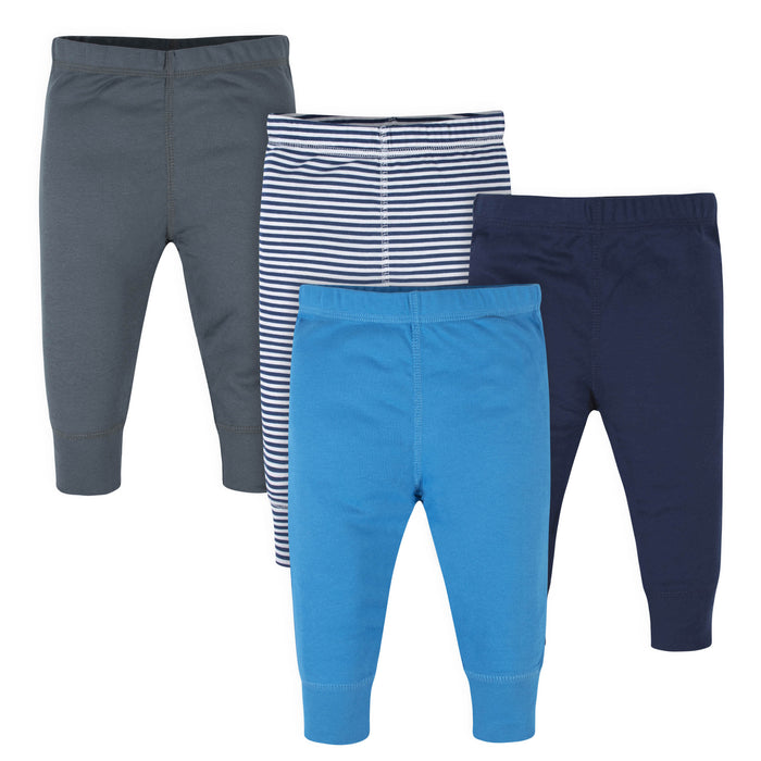 4-Pack Baby Boys Navy Stripes Pants-Gerber Childrenswear
