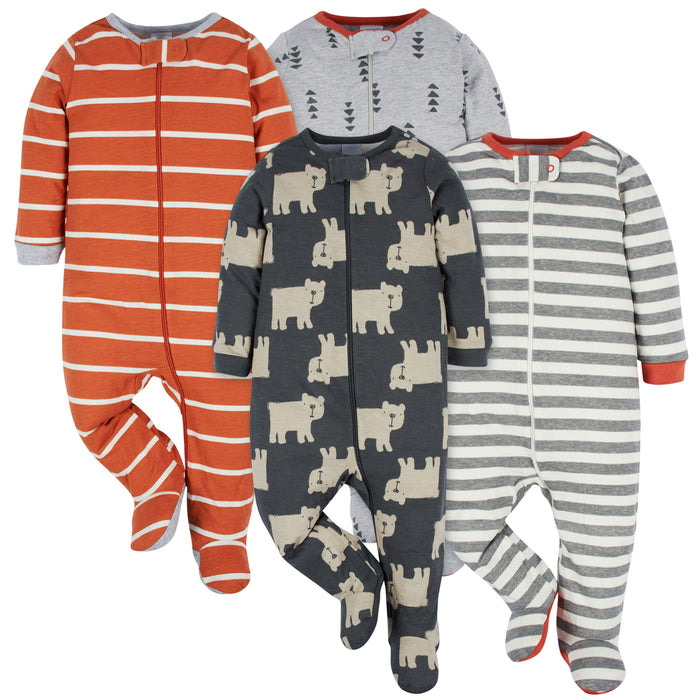 4-Pack Baby Boys Unbearably Cute Sleep 'N Plays