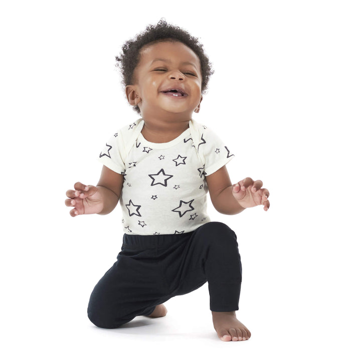4-Pack Baby Boys Yellow Stripes Pants-Gerber Childrenswear