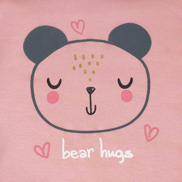 Gerber® 4-Pack Baby Girls Bear Gowns-Gerber Childrenswear