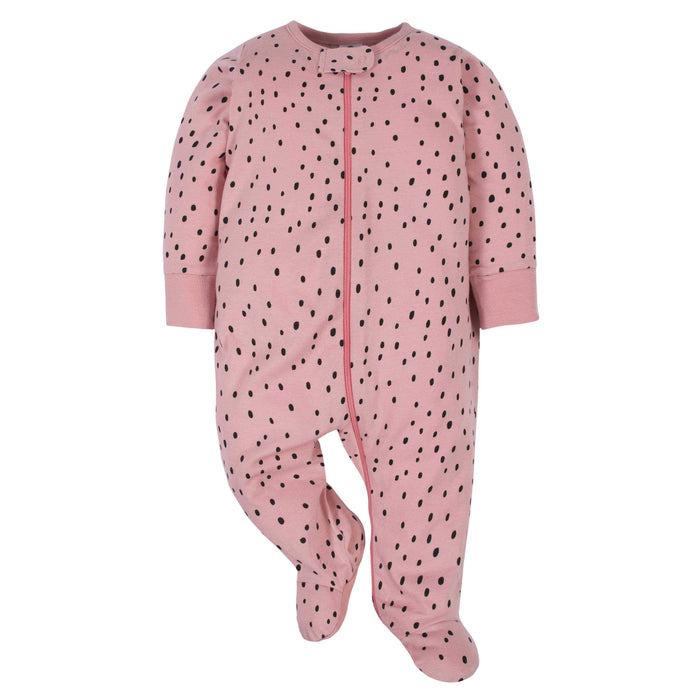Gerber® 4-Pack Baby Girls Bear Sleep N' Plays-Gerber Childrenswear
