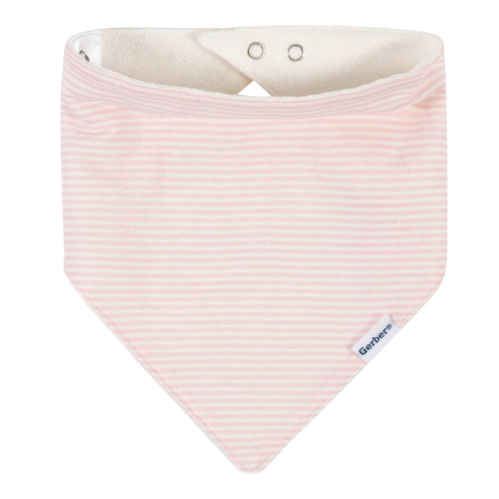 4-Pack Baby Girls Fox Bandana Bibs-Gerber Childrenswear