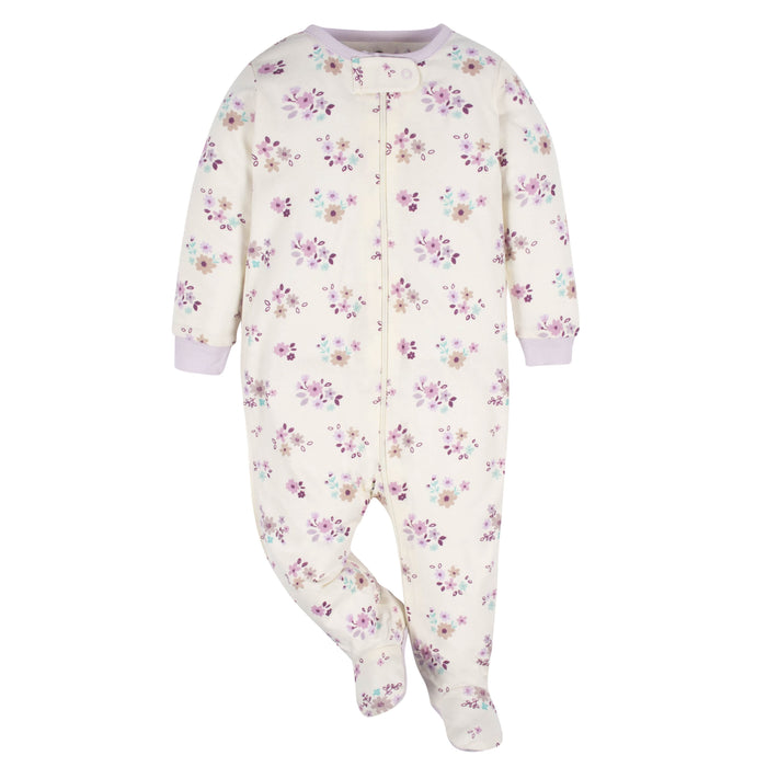 4-Pack Baby Girls Lavender Garden Sleep 'N Plays