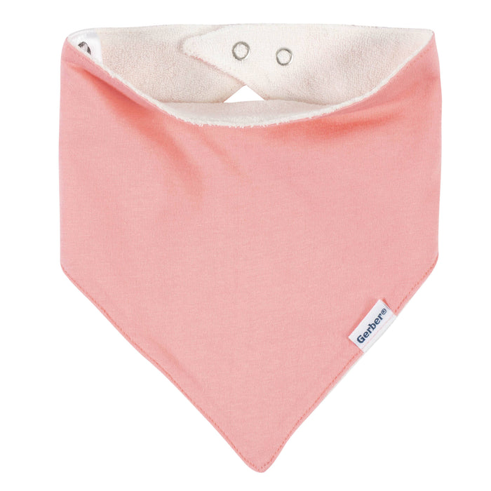 4-Pack Baby Girls Rainbow Bandana Bibs-Gerber Childrenswear