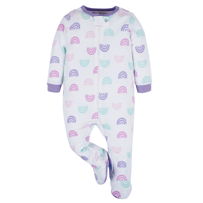 4-Pack Baby Girls Rainbow Floral Sleep 'N Plays