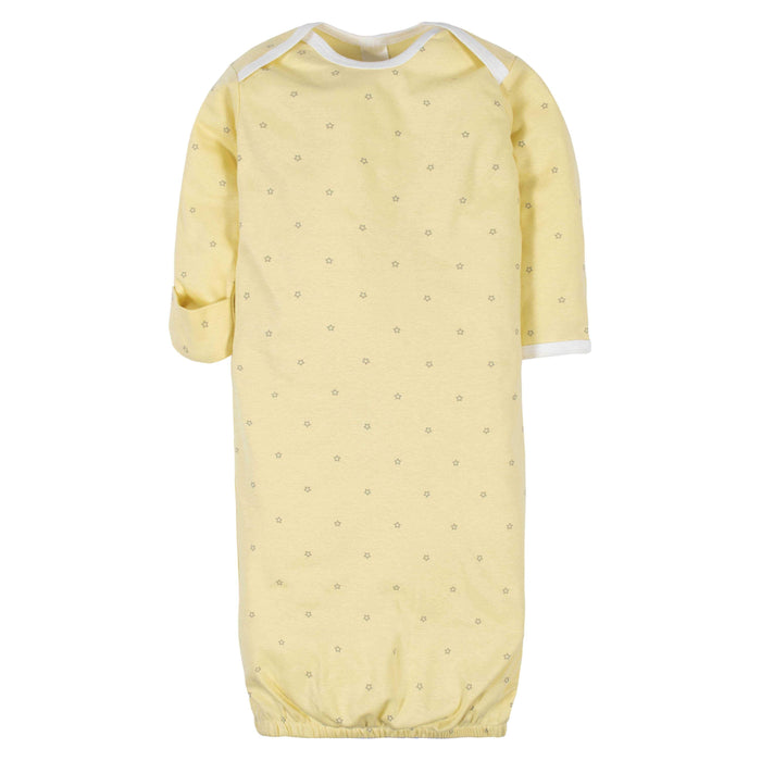 Gerber® 4-Pack Baby Neutral Hugs Gowns-Gerber Childrenswear