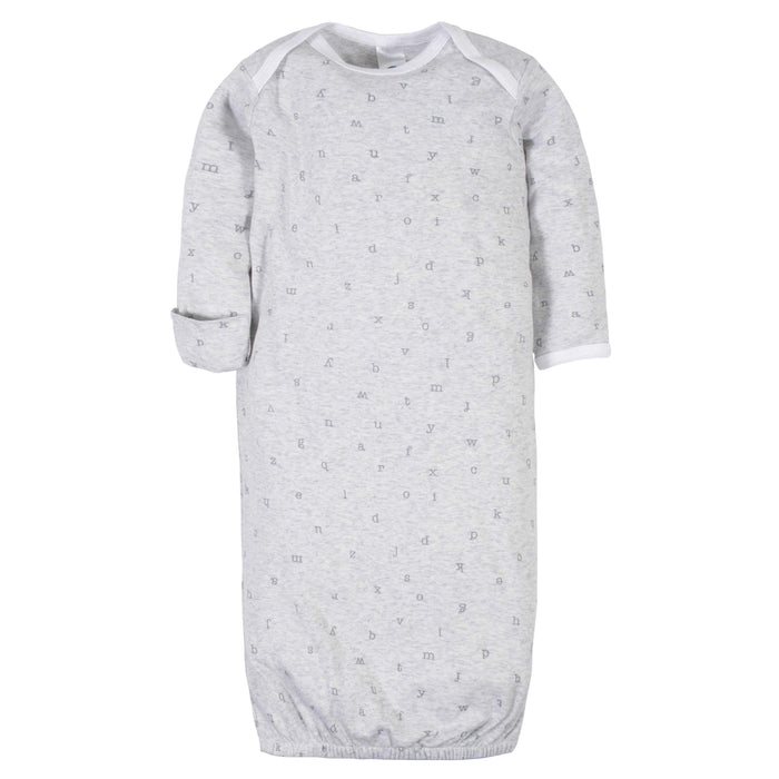 Gerber® 4-Pack Baby Neutral Hugs Gowns-Gerber Childrenswear