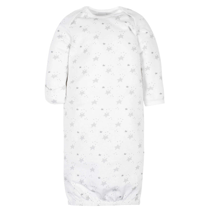 Gerber® 4-Pack Baby Neutral Sheep Gowns-Gerber Childrenswear