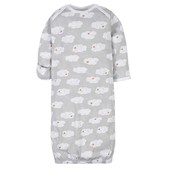 Gerber® 4-Pack Baby Neutral Sheep Gowns-Gerber Childrenswear
