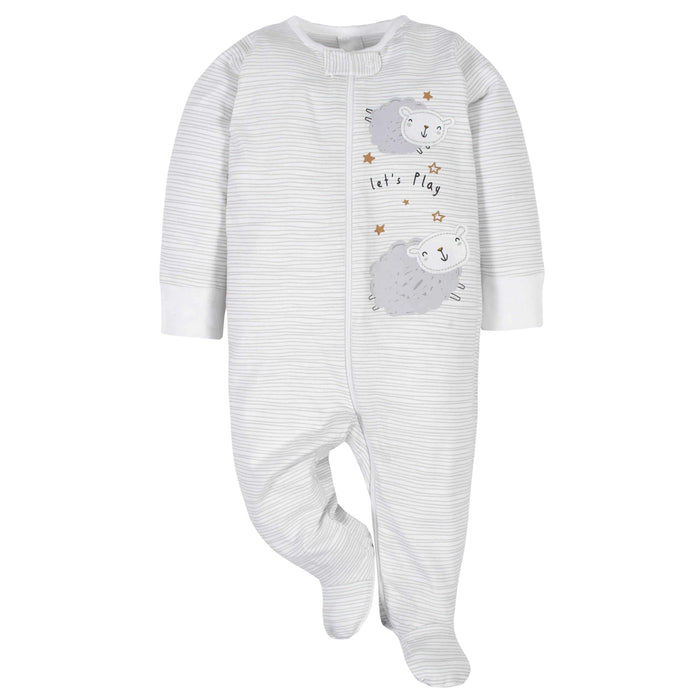Gerber® 4-Pack Baby Neutral Sheep Sleep N' Plays-Gerber Childrenswear