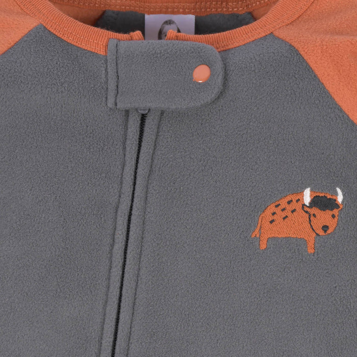 4-Pack Baby & Toddler Boys Buffalo & Bears Fleece Pajamas