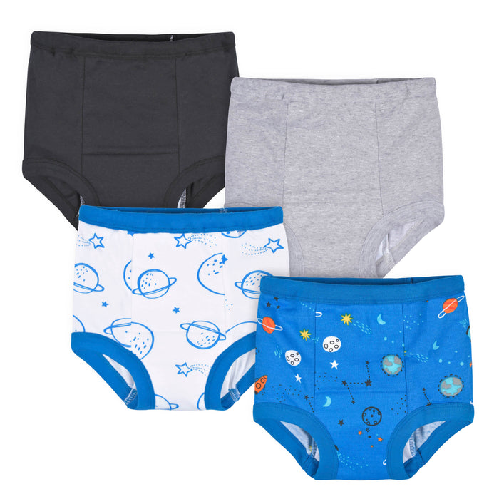 4-Pack Toddler Boys Space Training Pants