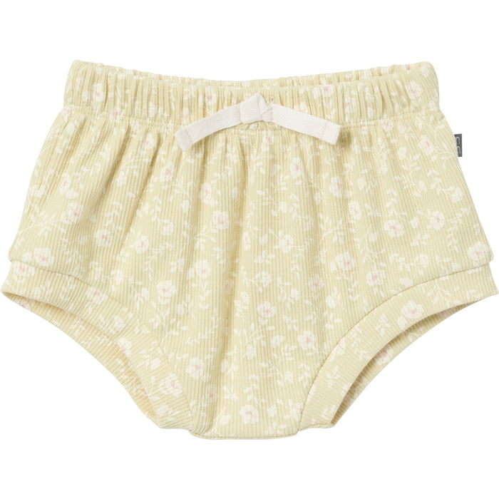 4-Pack Baby Girls Dusty Yellow Floral/Light Rose Short Sleeve Bodysuit and Shorts Set