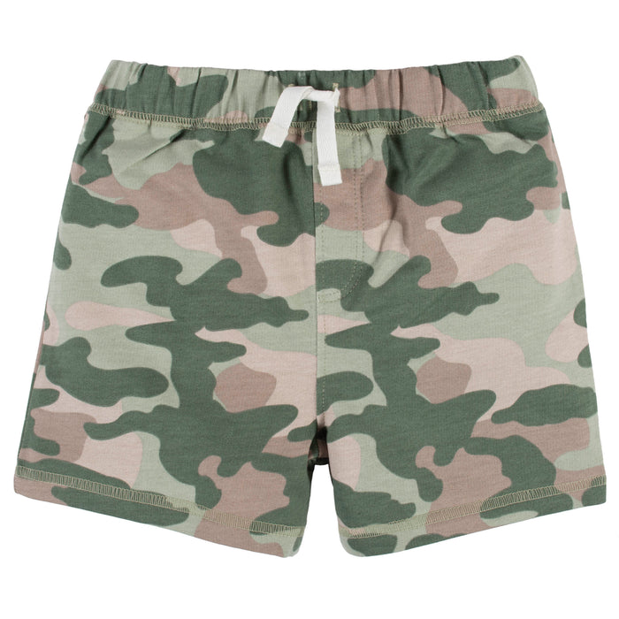 4-Piece Infant Boys Camping Fun Tees, Shorts & Pants Set-Gerber Childrenswear