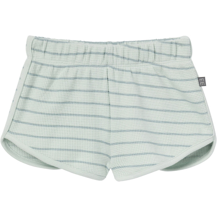 4-Piece Infant & Toddler Girls Light Sky Stripe Drop Shoulder Top and Shorts Set outfits Modern Moments™ by Gerber®