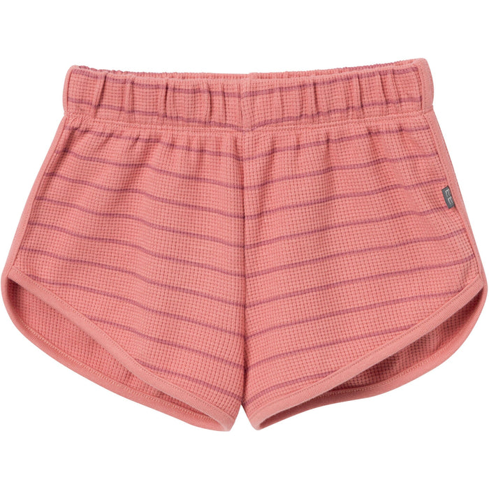 4-Piece Infant & Toddler Girls Medium Rose Stripe Drop Shoulder Top and Shorts Set outfits Modern Moments™ by Gerber®