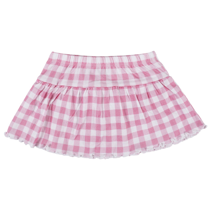 4-Piece Infant & Toddler Girls Summer Blossom Tees, Skort & Pants Set-Gerber Childrenswear