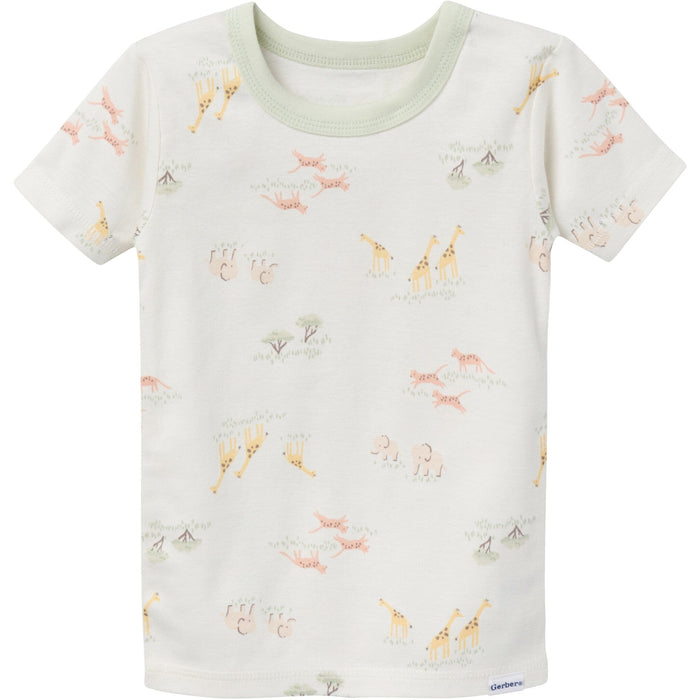 4-Piece Baby & Toddler Neutral Safari Tops and Pants Sets