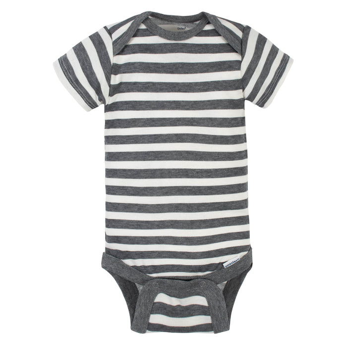 5-Pack Baby Boys Bear Short Sleeve Onesies® Bodysuits