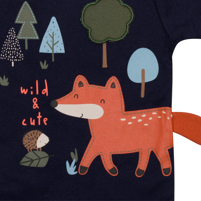 5-Pack Baby Boys Fox Long Sleeve Onesies® Bodysuits-Gerber Childrenswear