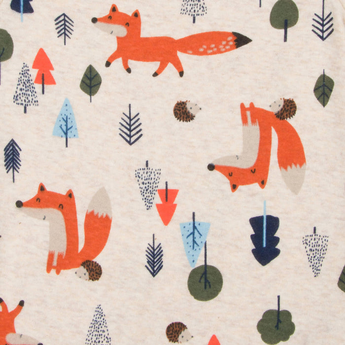 5-Pack Baby Boys Fox Long Sleeve Onesies® Bodysuits-Gerber Childrenswear