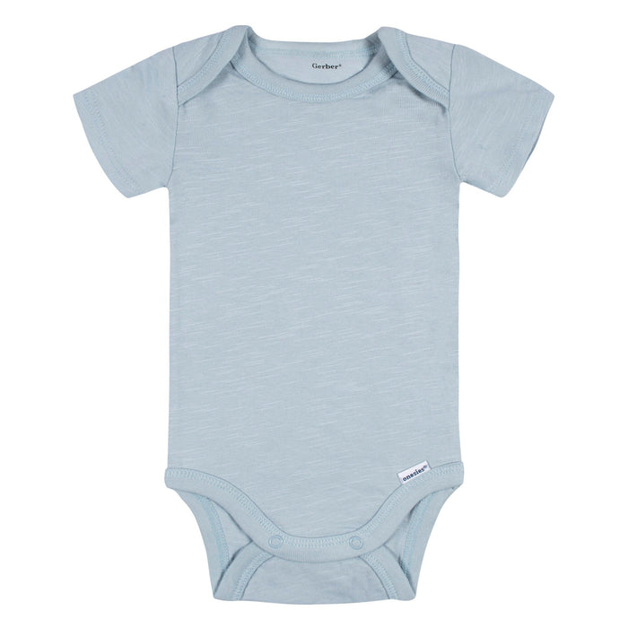 5-Pack Baby Boys Stripes & Camo Short Sleeve Onesies® Bodysuits