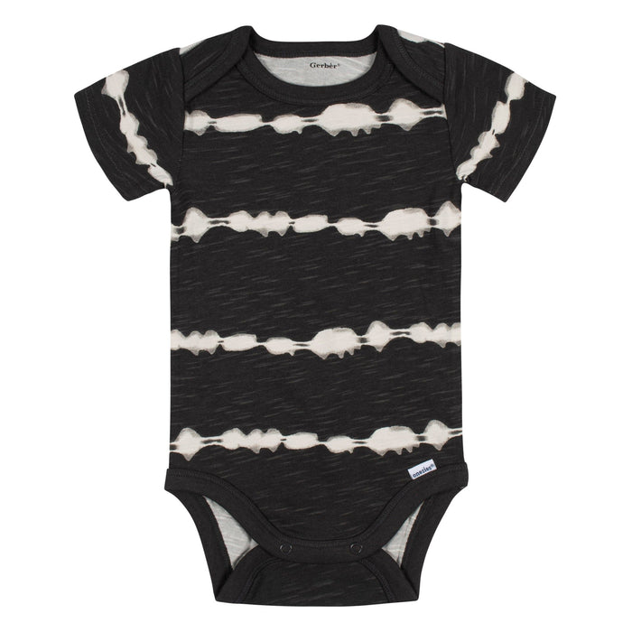5-Pack Baby Boys Stripes & Camo Short Sleeve Onesies® Bodysuits