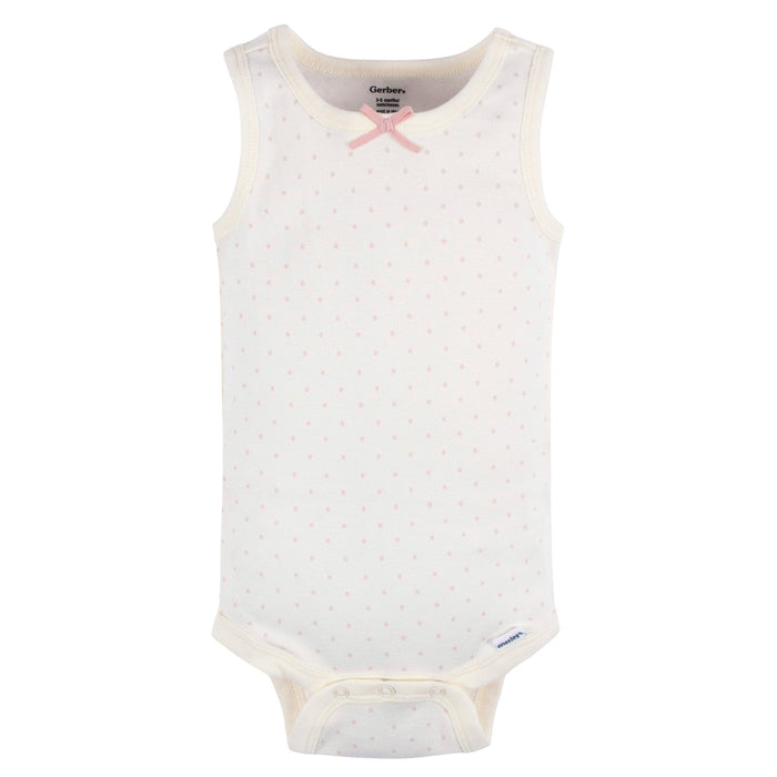 5-Pack Baby Girls Flowers Sleeveless Onesies® Bodysuits