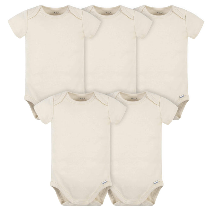 5-Pack Baby Natural Premium Onesies® Bodysuits-Gerber Childrenswear