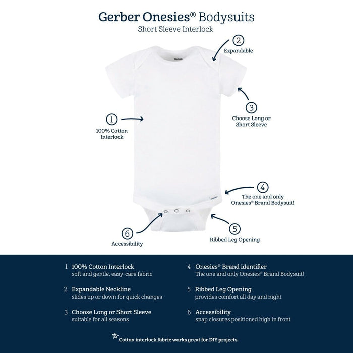 5-Pack Baby Red Premium Onesies® Bodysuits-Gerber Childrenswear