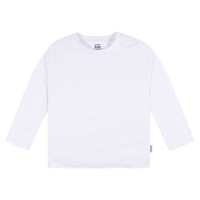 5-Pack Baby & Toddler White Premium Long Sleeve T-Shirts
