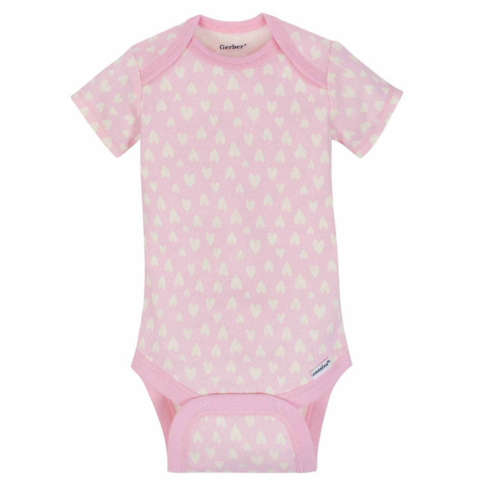 5-Pack Girls Princess Short Sleeve Onesies® Bodysuits-Gerber Childrenswear