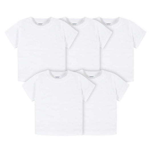 5-Pack Baby & Toddler White Premium Short Sleeve Tees-Gerber Childrenswear