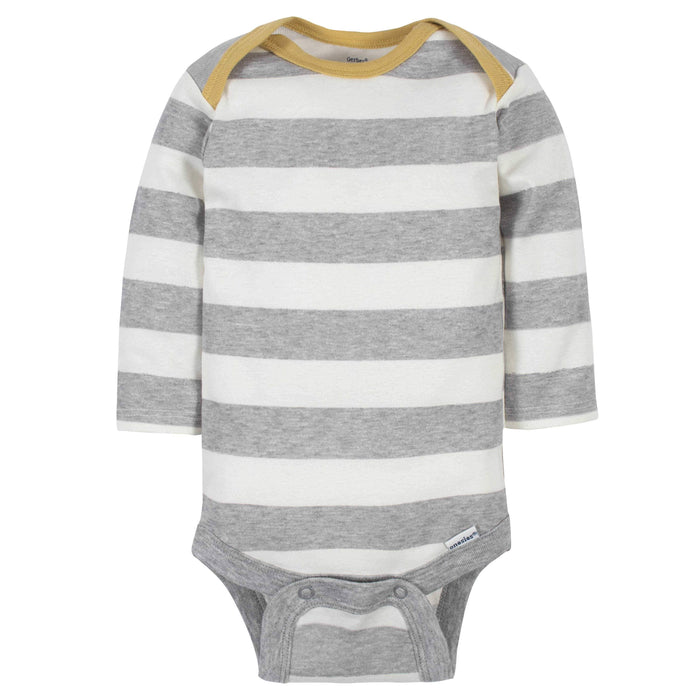 6-Pack Baby Boys Dinosaur Long Sleeve Onesies® Bodysuits-Gerber Childrenswear