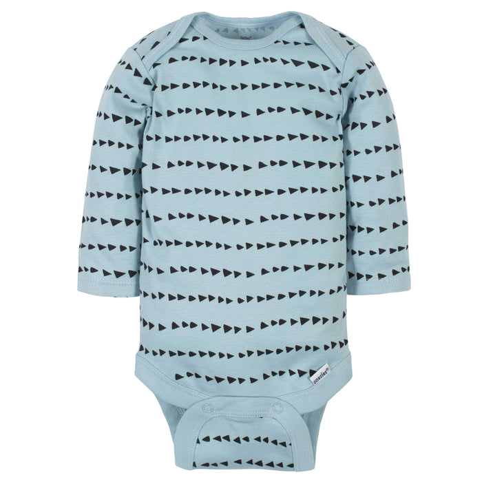 6-Pack Baby Boys Dinosaur Long Sleeve Onesies® Bodysuits-Gerber Childrenswear