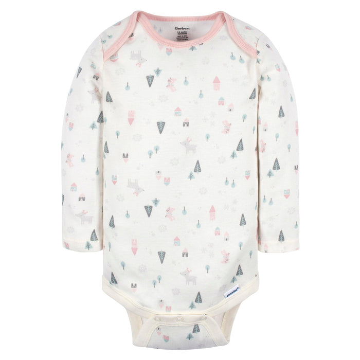 6-Pack Baby Girls Home Onesies® Bodysuits