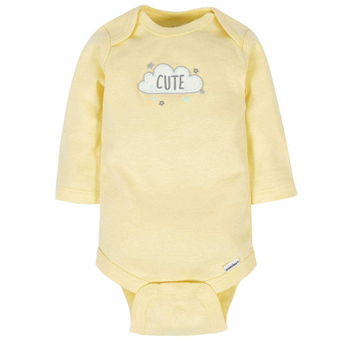 6-Pack Baby Neutral Animals Long Sleeve Onesies® Bodysuits